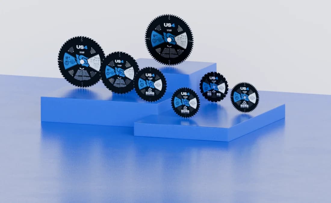 US4 tungsten-carbide-tipped circular saw blade range