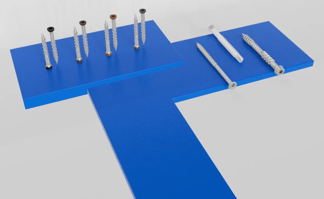 US4 deck screw range in multiple heads and finishes