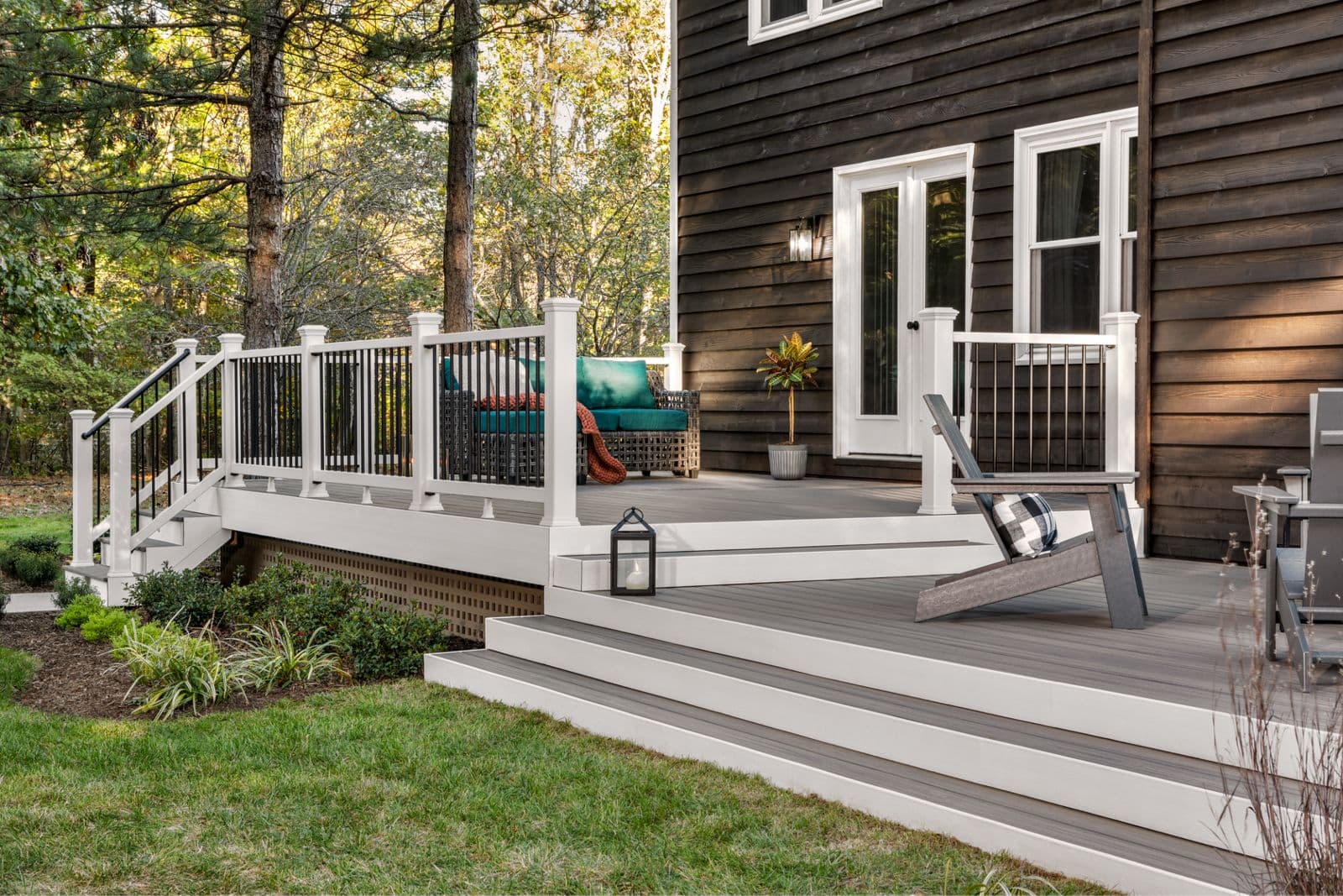 Installed Trex composite deck